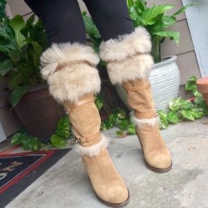 💖🍑RARE GORGEOUS lux ITALIAN Leather Coach Boots